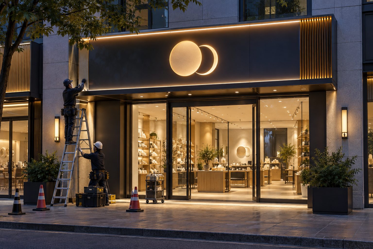 做一套门店招牌大概多少钱?